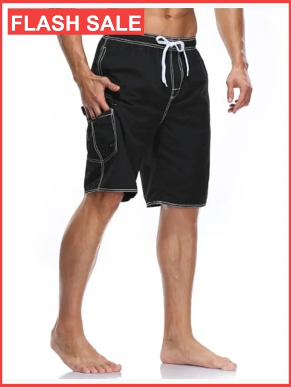 Men's Quick Dry Swim Trunks Board Shorts with Pockets